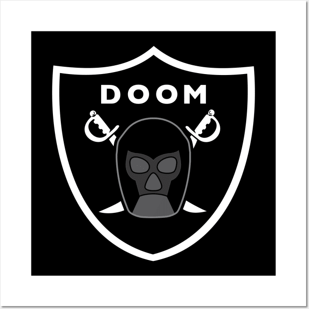 Doom - Raiders Logo Wall Art by Mark Out Market